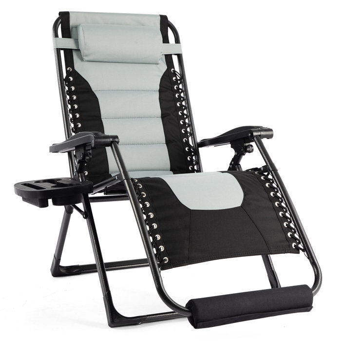 Arlmont & Co. Muhab Folding Zero Gravity Camping Chair Fashion Recliner